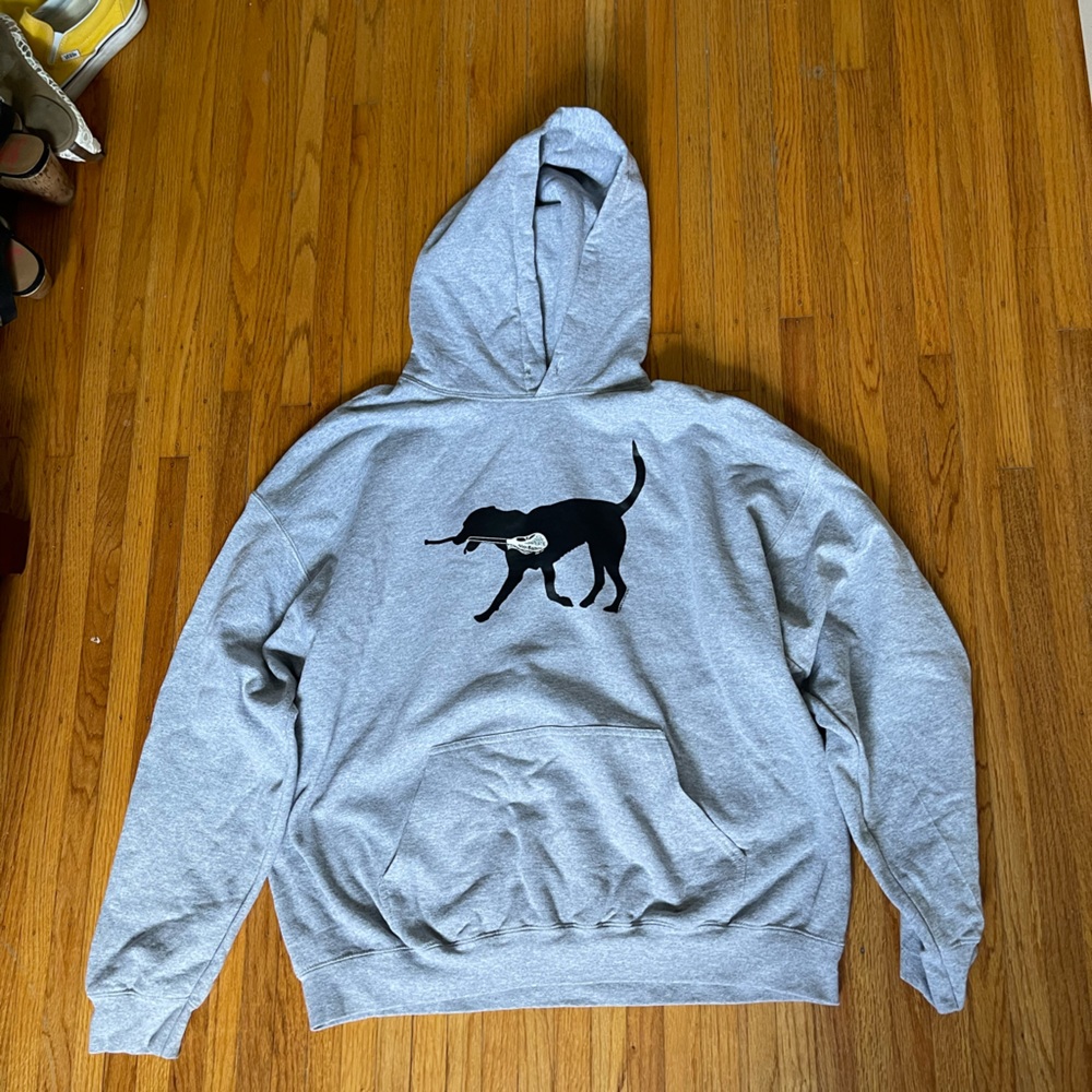 XL Lax Dog Hoodie